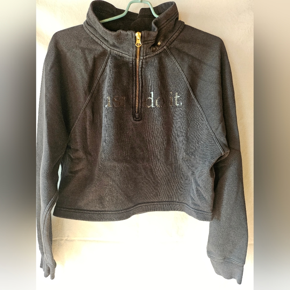 Nike Black Quarter-Zip Women's Sweatshirt